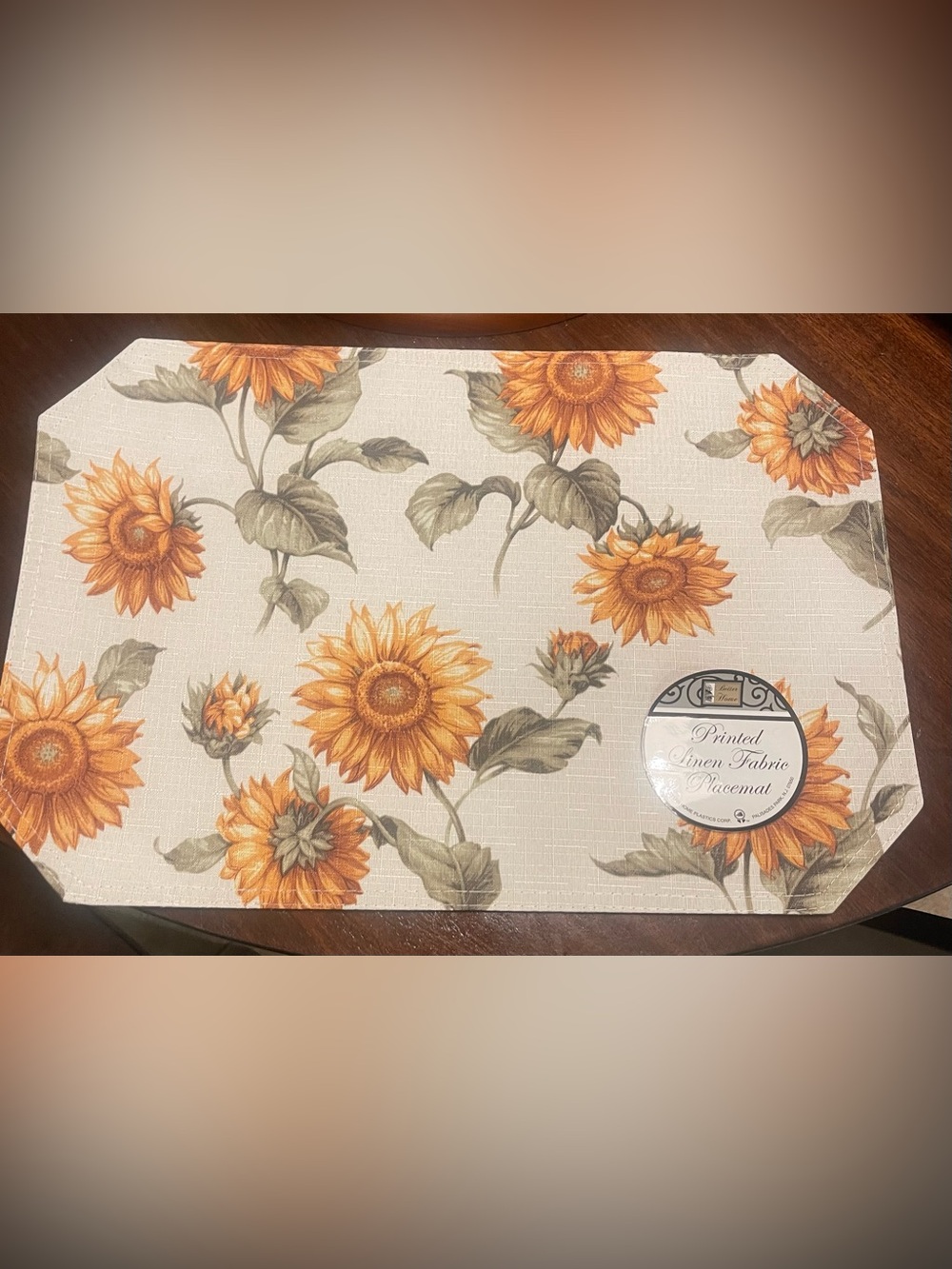 Better Home Sunflower Placemats-set of 4-new